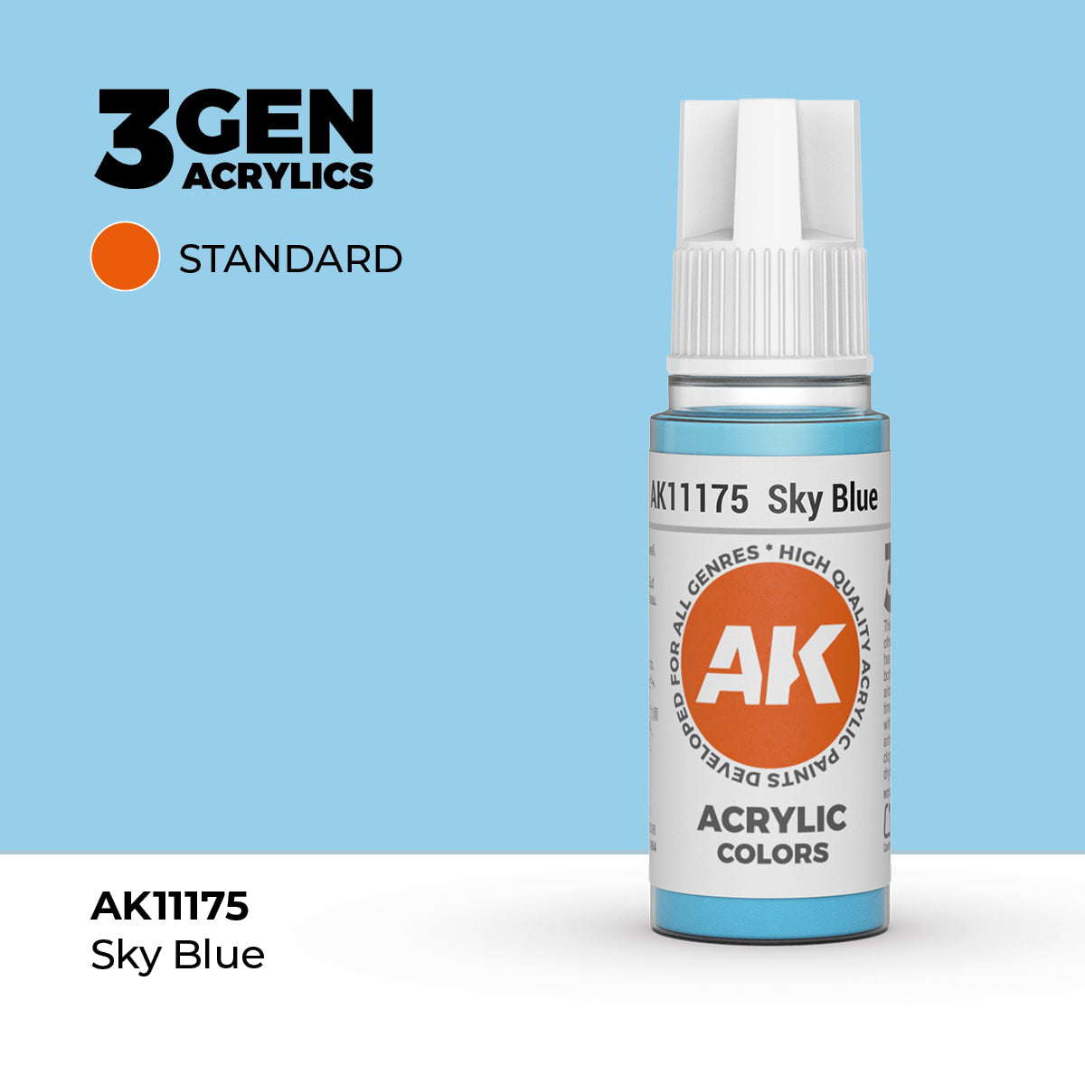 AK Interactive 3G Acrylic Sky Blue (AK11175), 17 ml, Acrylfarbe