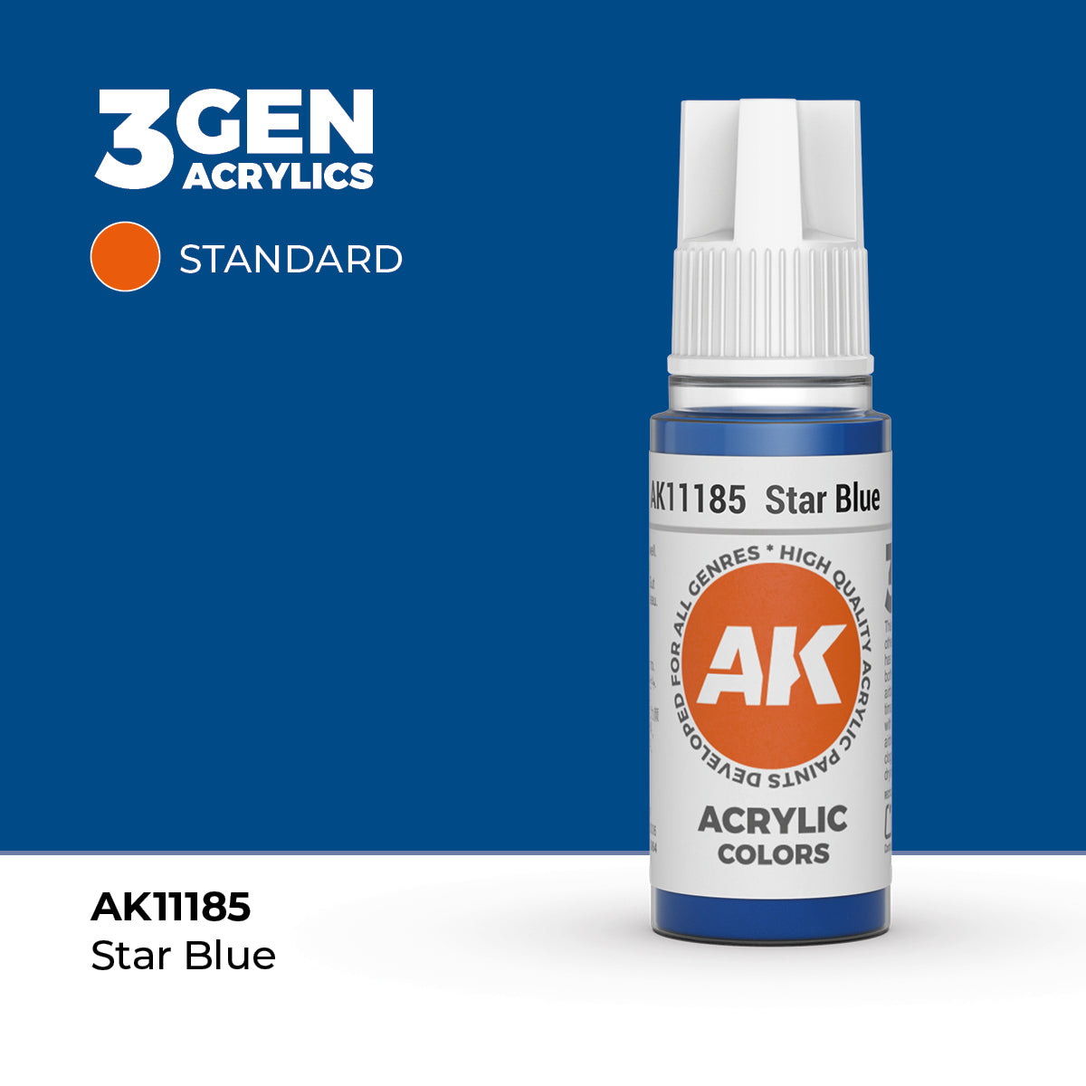 AK Interactive 3G Acrylic Star Blue (AK11185), 17 ml, Acrylfarbe