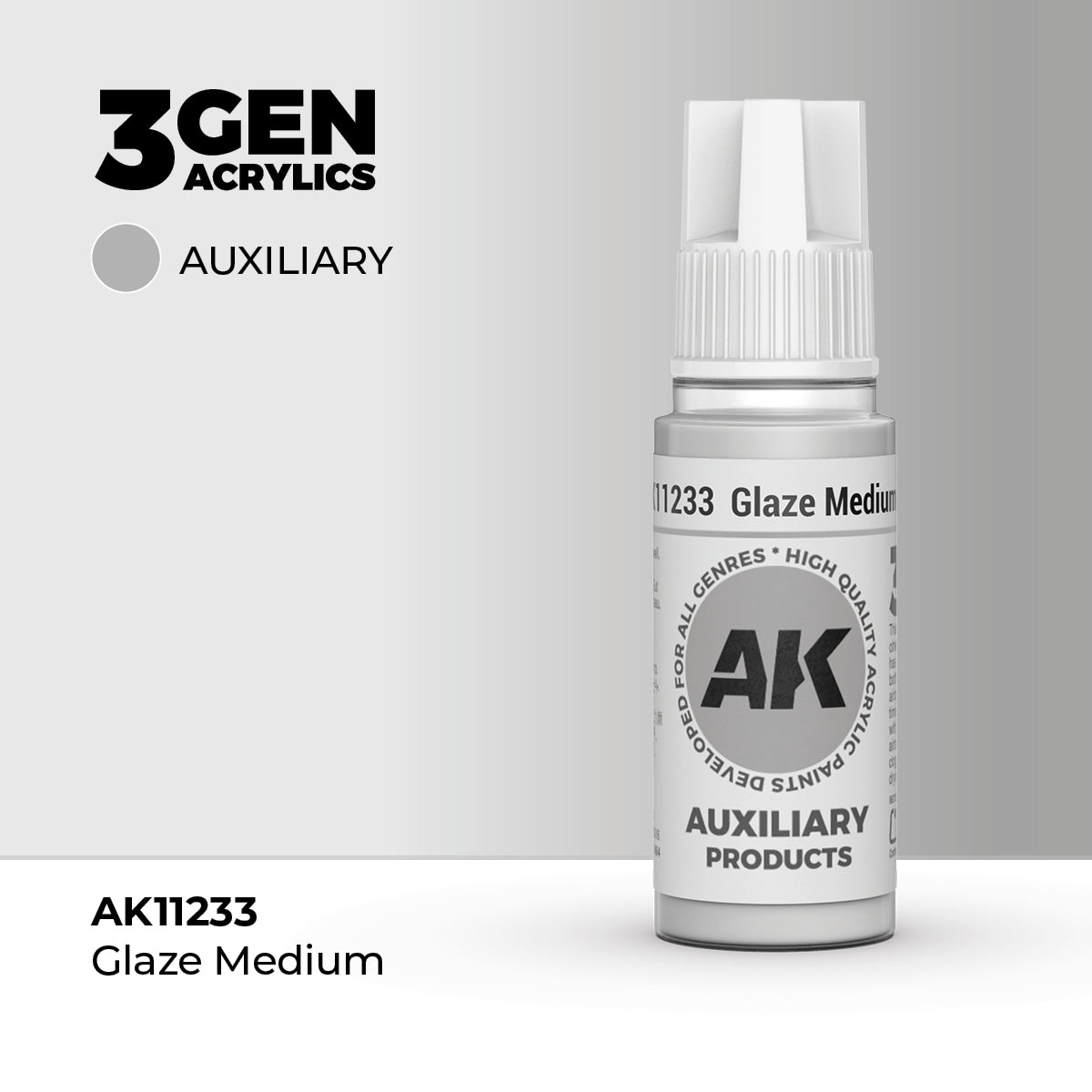 AK Interactive 3G Acrylic Glaze Medium (AK11233), 17 ml, Hilfsmittel