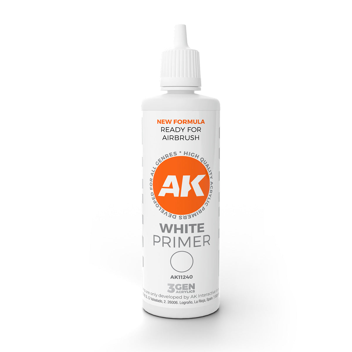 AK Interactive 3G Primer White (AK11240), 100 ml, Grundierung