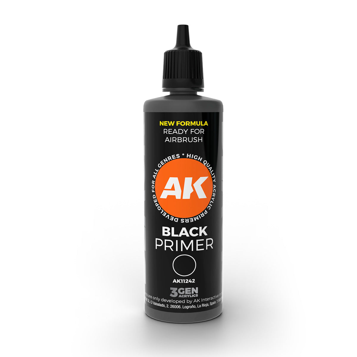 AK Interactive 3G Primer Black (AK11242), 100 ml, Grundierung