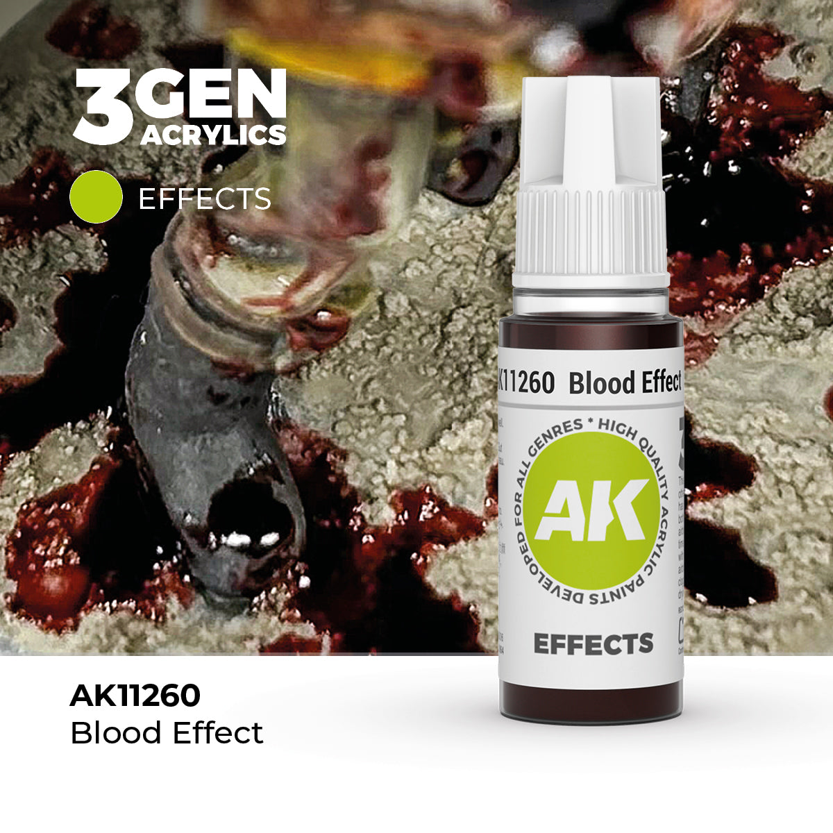 AK Interactive Effects Blood Effects (AK11260), 17 ml, Effektfarbe