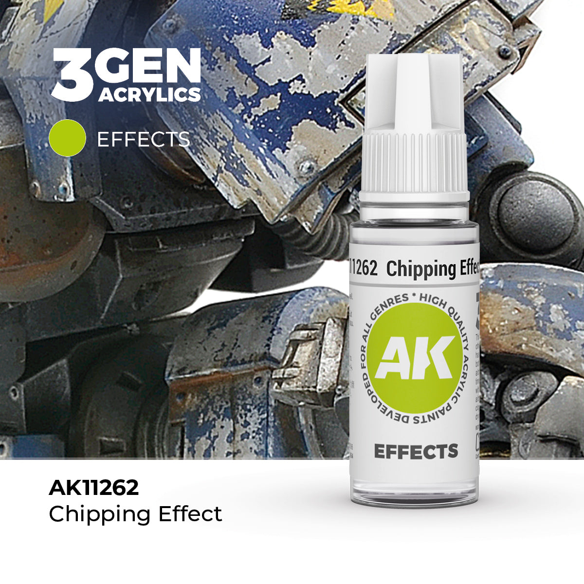 AK Interactive Effects Chipping Effects (AK11262), 17 ml, Effektfarbe