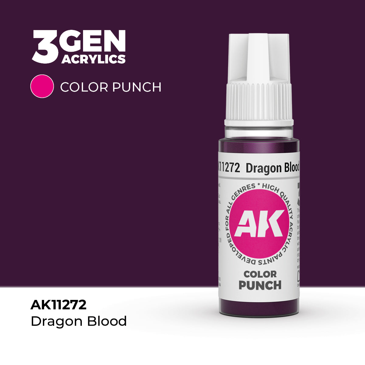 AK Interactive Color Punch Dragon Blood (AK11272), 17 ml, Acrylfarbe