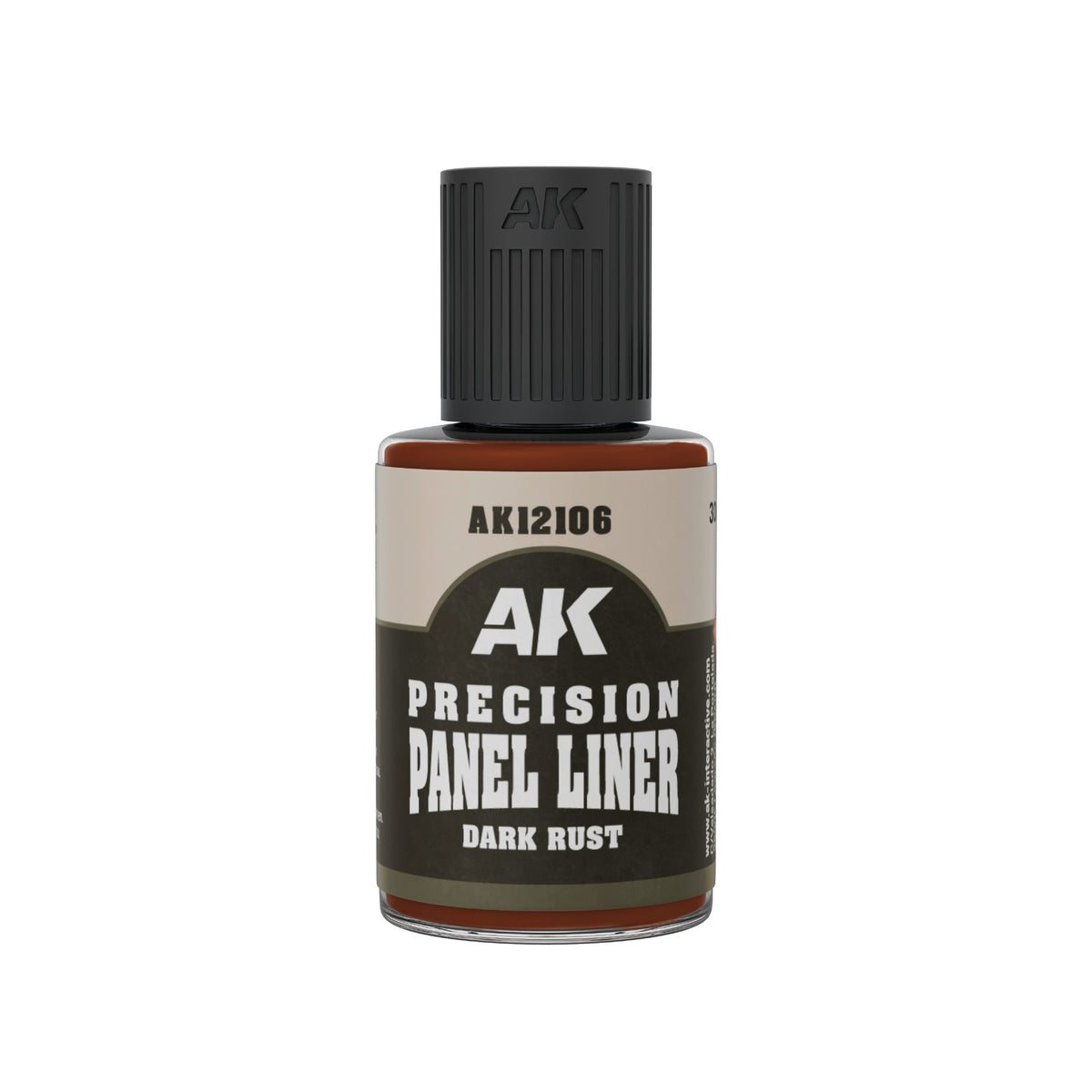 AK Interactive Panel Liner Dark Rust (AK12106), 30 ml