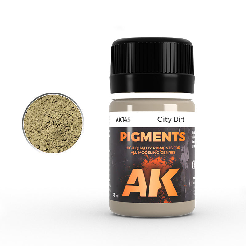 AK Interactive Pigment City Dirt (AK145), Weathering-Pigment, 35 ml