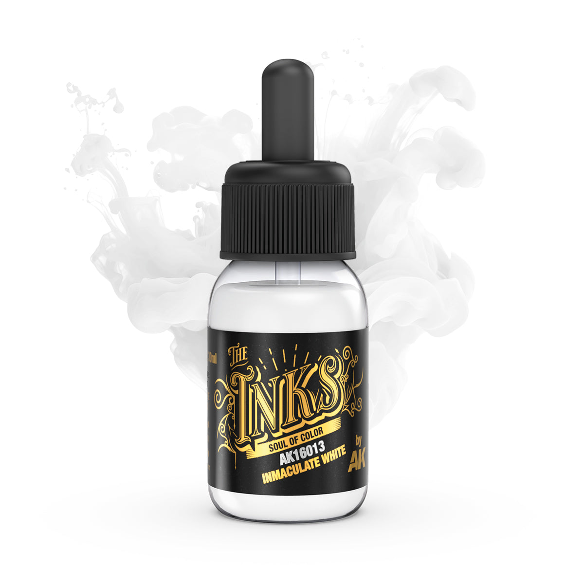 AK Interactive The Inks Inmaculate White (AK16013), Ink für Lasuren und Washes, 30 ml