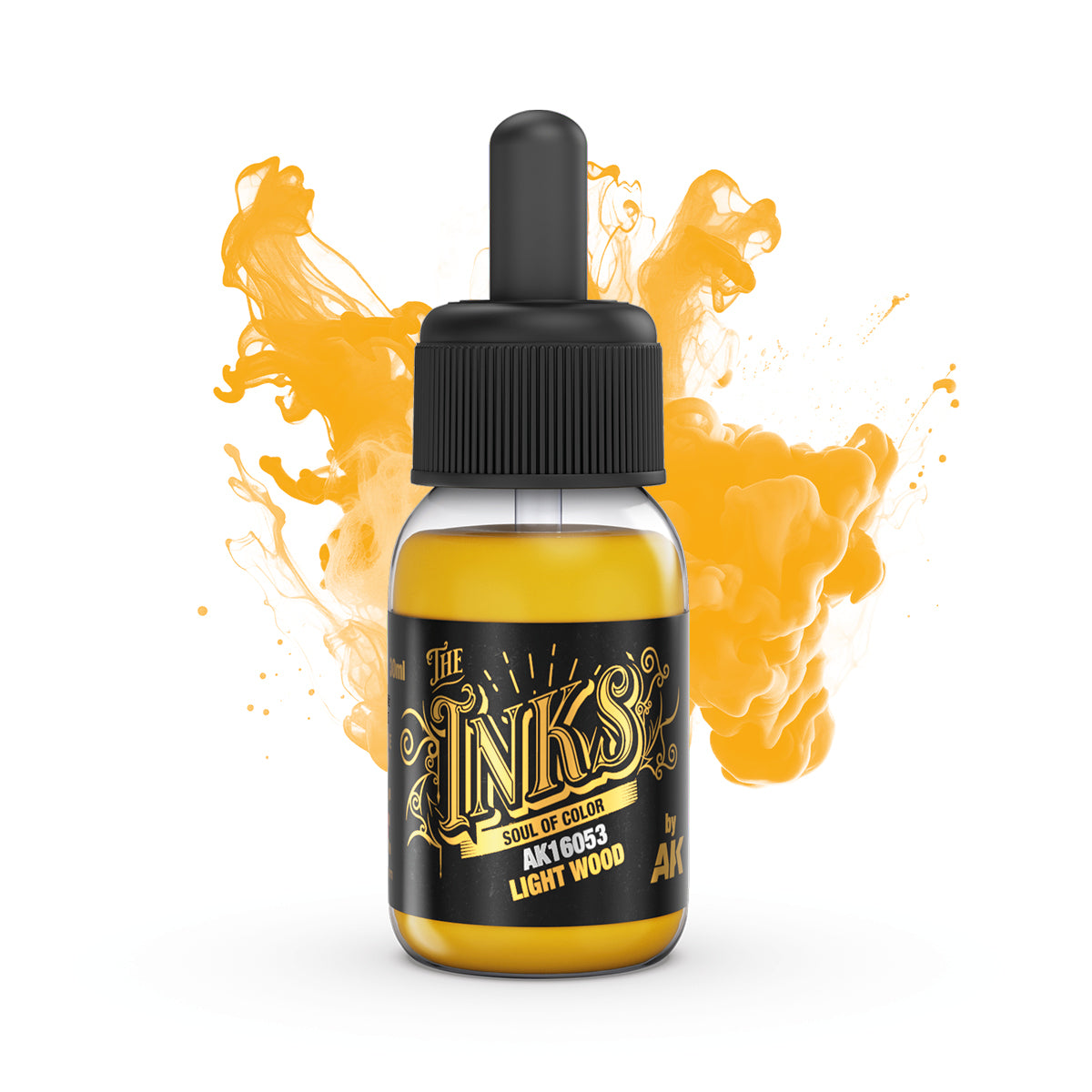AK Interactive The Inks Light Wood (AK16053), Ink für Lasuren und Washes, 30 ml
