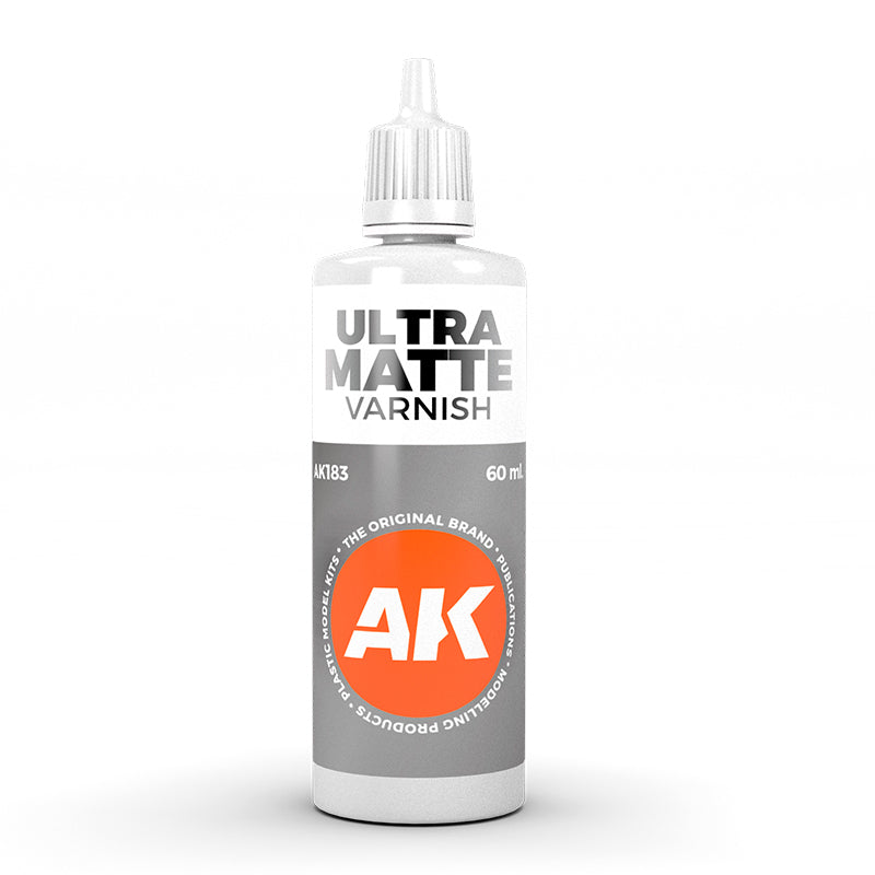 AK Interactive Ultra Matte Finish Varnish (AK183), 60 ml, Schutzlack