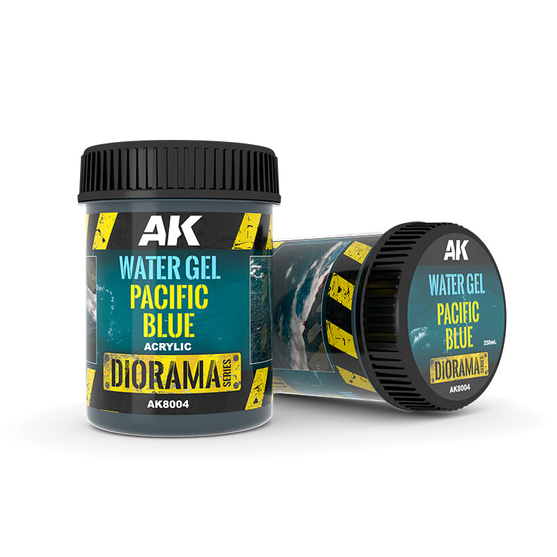 AK Interactive Water Gel Pacific Blue (AK8004), 250 ml