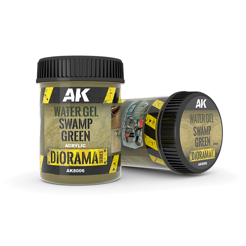 AK Interactive Water Gel Swamp Green Effects (AK8006), 250 ml
