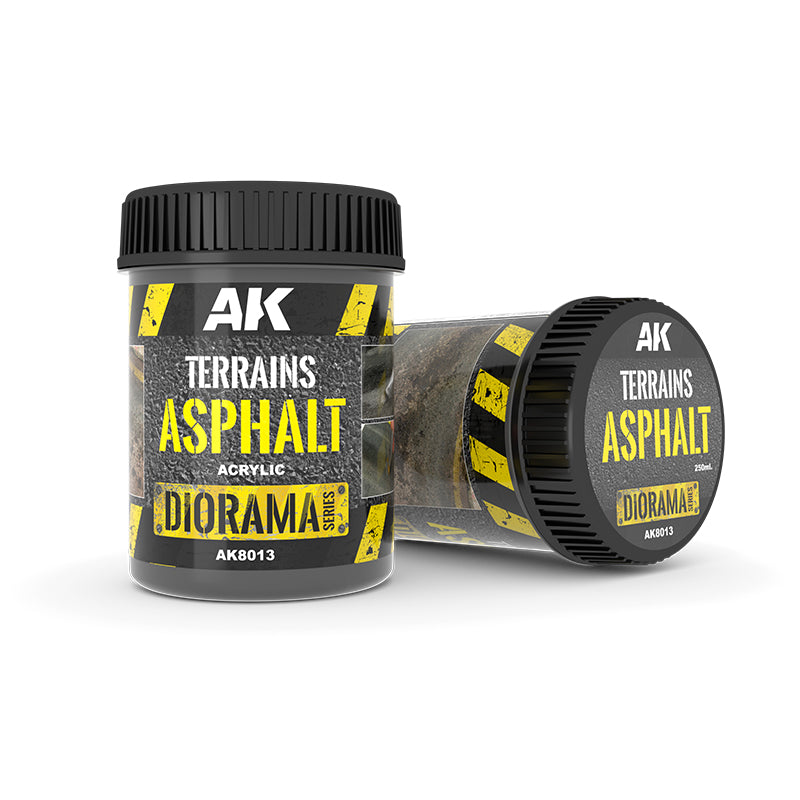 AK Interactive Terrains Asphalt (AK8013), 250 ml