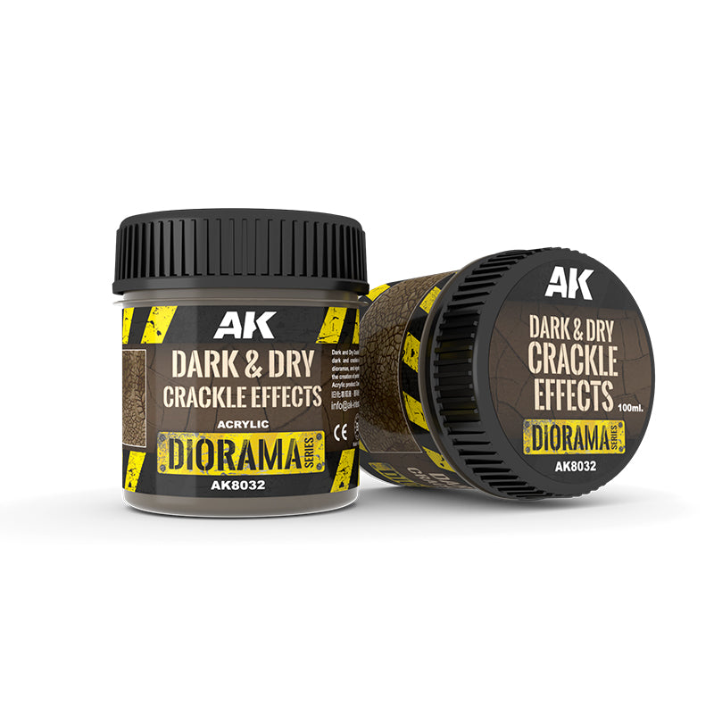 AK Interactive Crackle Effects Dark & Dry (AK8032), 100 ml