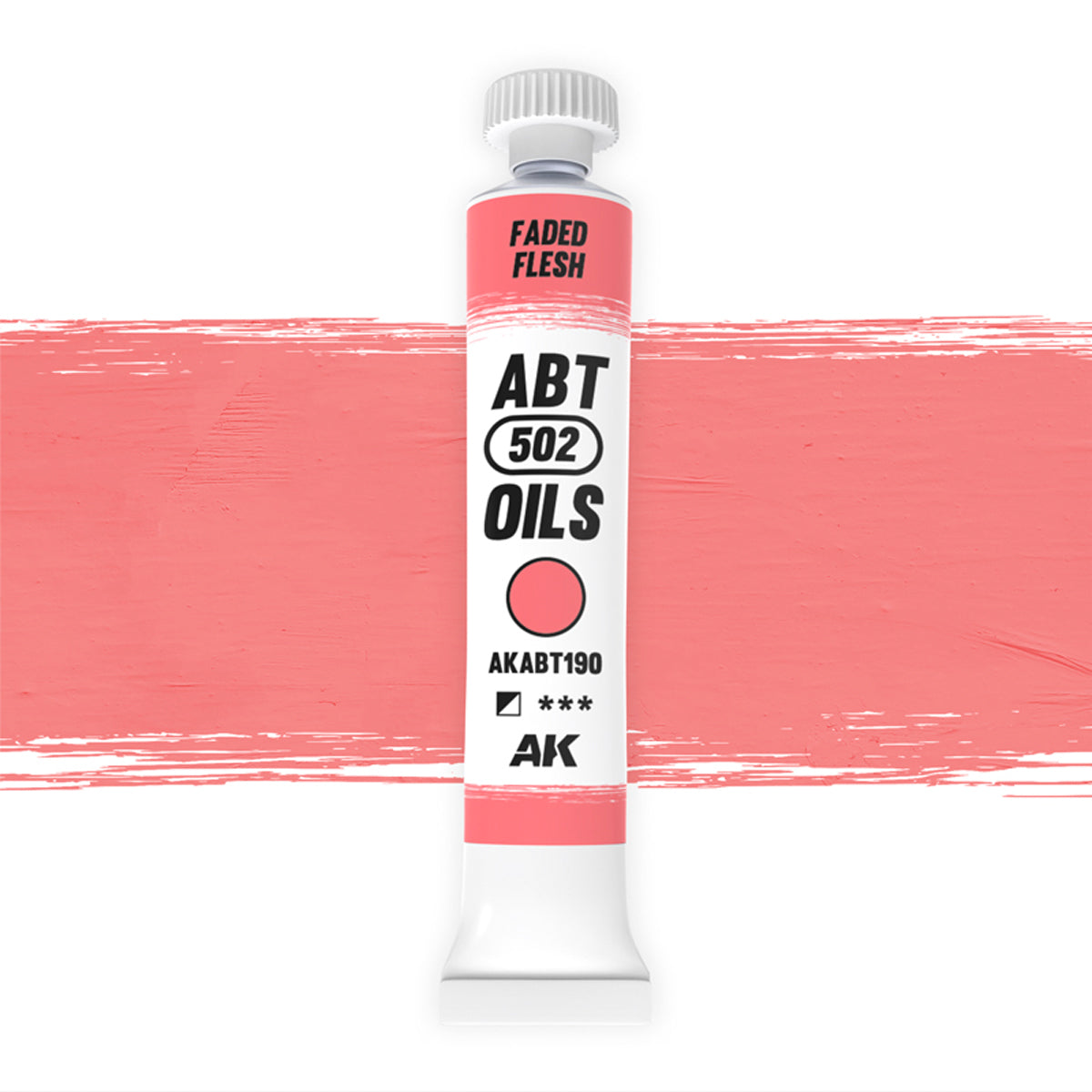 AK Interactive ABT 502 Oil Faded Flesh (AKABT190), Ölfarbe für Weathering, 20 ml