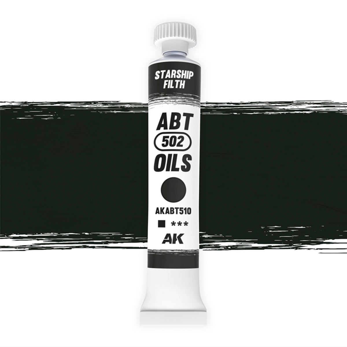 AK Interactive ABT 502 Oil Starship Filth (AKABT510), Ölfarbe für Weathering, 20 ml