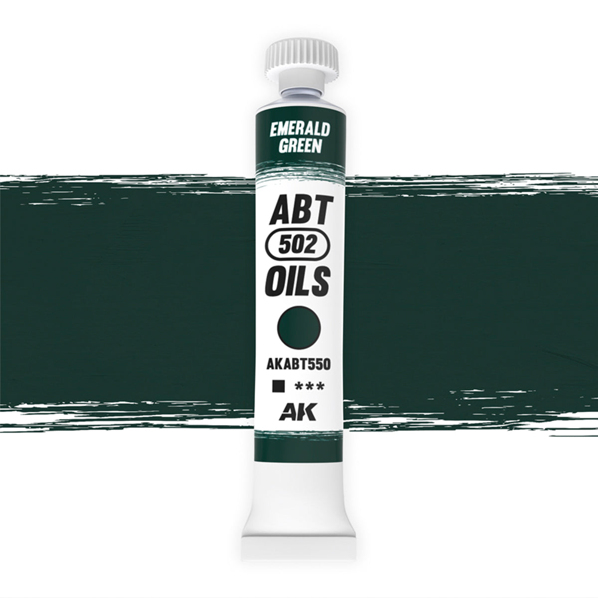 AK Interactive ABT 502 Oil Emerald Green (AKABT550), Ölfarbe für Weathering, 20 ml