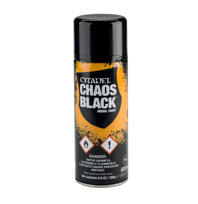 Warhammer Paints® - Spray: Chaos Black