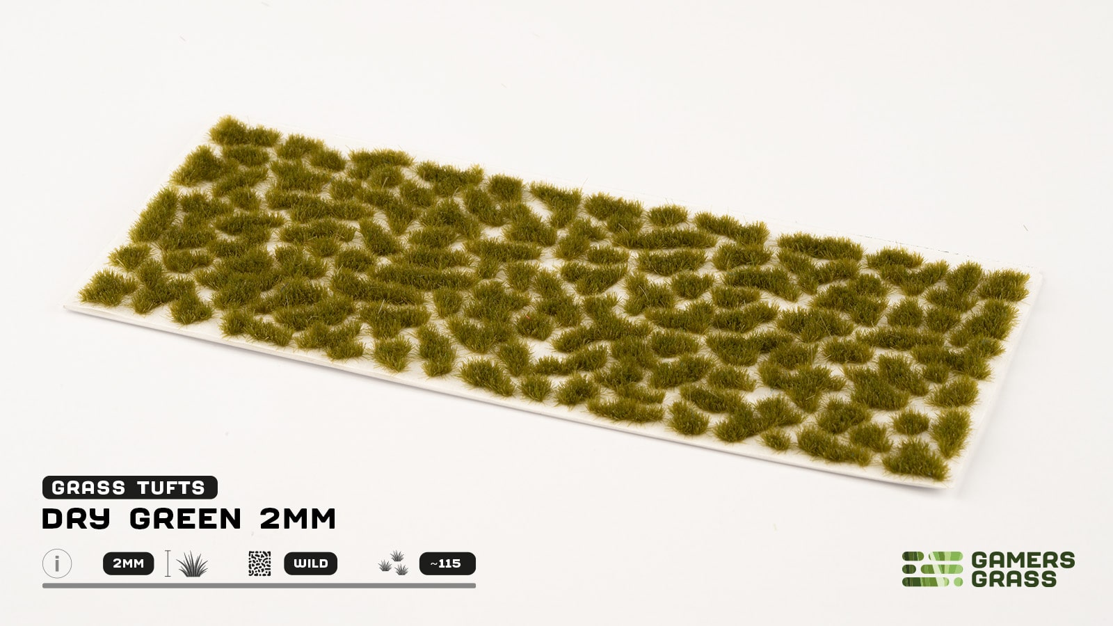 Gamers Grass – Grass Tufts: Dry Green 2mm