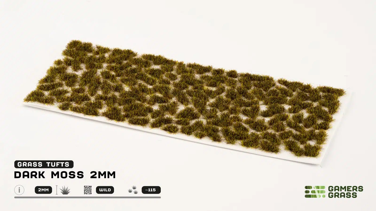 Gamers Grass – Grass Tufts: Dark Moss 2mm
