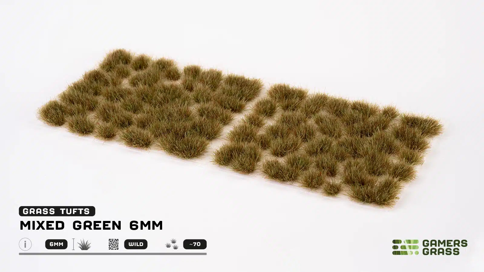 Gamers Grass – Grass Tufts: Mixed Green 6mm