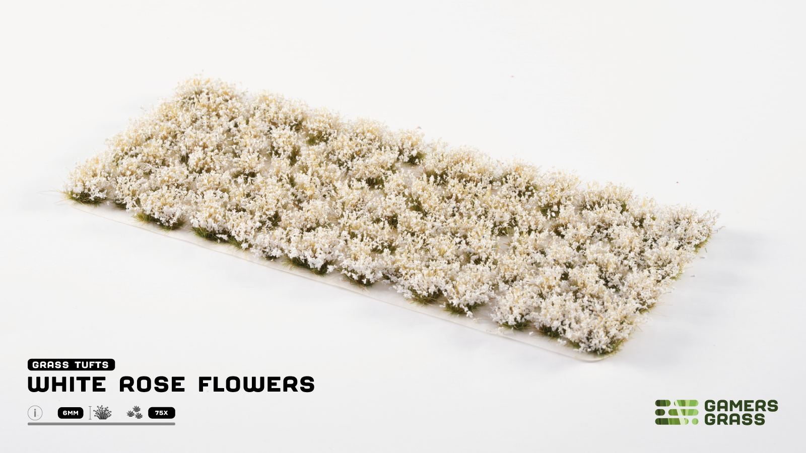 Gamers Grass – Flowers: White Rose Flowers