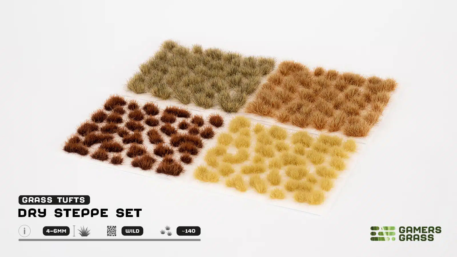 Gamers Grass – Tuft Set: Dry Steppe Set