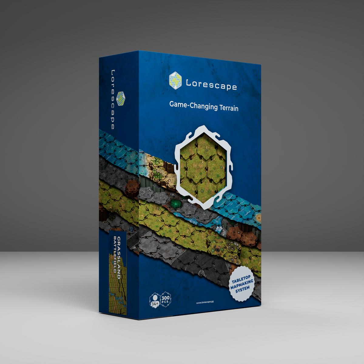Lorescape – Terrain Tiles: Grassland Battlefield Pack