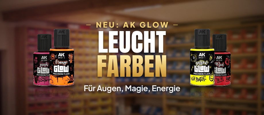 Leuchtfarben: neu AK Glow für Augen, Magie und Energie
