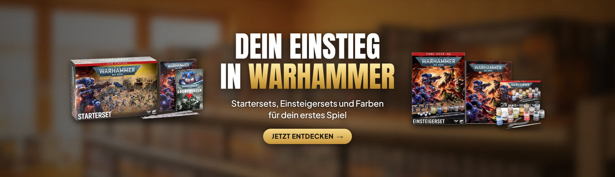 Dein Einstieg in Warhammer: Startersets, Einsteigersets und Farben