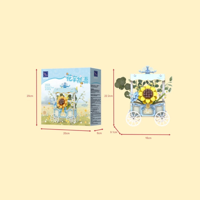 Pantasy®15026 Sonneblumen-Kutsche - Sunflower Cart – Bild 4