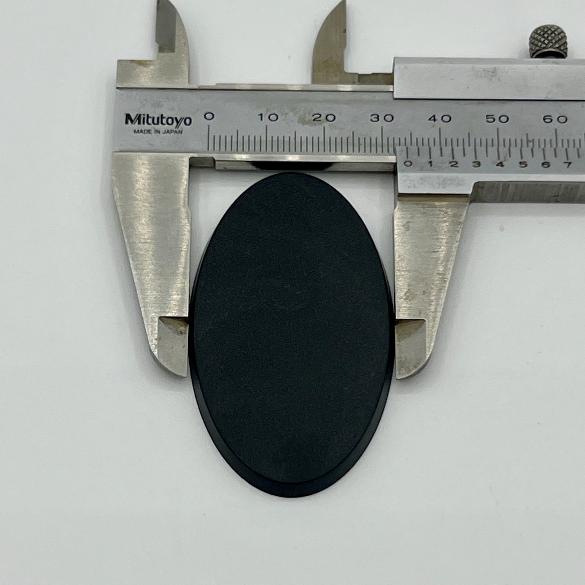 Heros Corner Kunststoff-Bases 60 × 35 mm oval, schwarz (10 Stück)