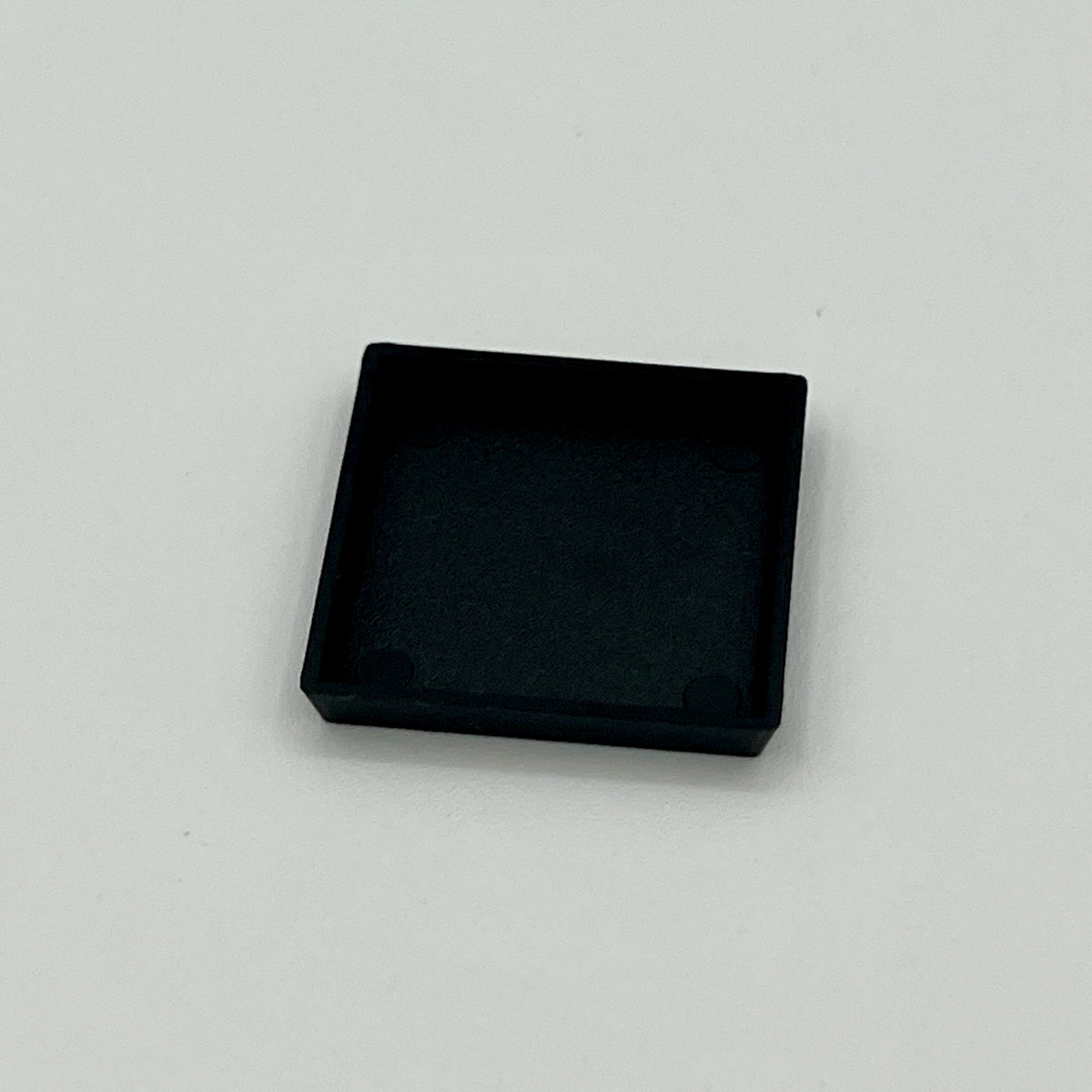 Heros Corner Kunststoff-Bases 25 mm eckig, schwarz (20 Stück)