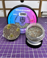 K&K Hobby Graveyard Dose, fertige Base und offenes Material