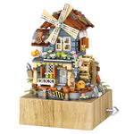 LOZ®1239 - Spieluhr mit Windmühle