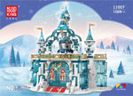 Mould King 11007 Frozen Entrance Klemmbaustein-Modell, Gesamtansicht des Eingangsportals