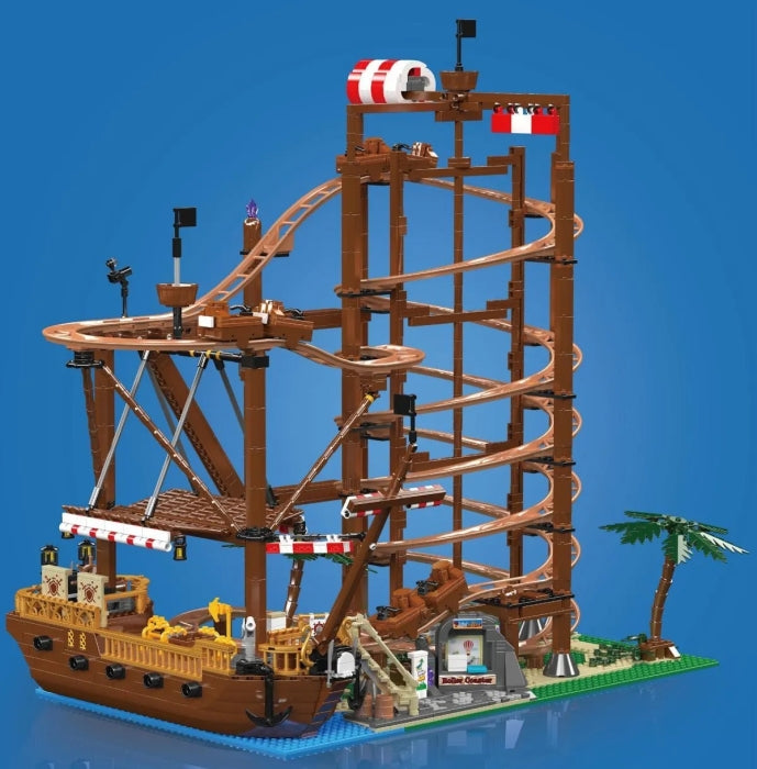 Mould King®11013 - Double Helix Achterbahn - Roller Coaster – Bild 3