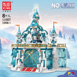 Mould King 11007 Frozen Entrance Klemmbaustein-Modell, Seitenansicht des Portals