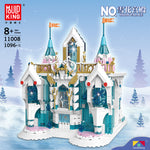 Mould King 11008 Snow Palace Klemmbaustein-Modell, Seitenansicht des Palasts