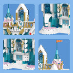 Mould King 11008 Snow Palace Klemmbaustein-Modell, Ansicht des kompletten Sets