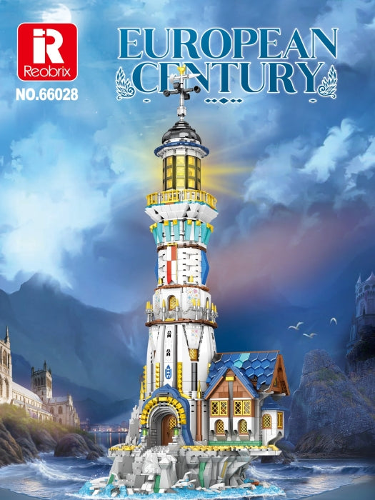 Reobrix®66028 - Mittelalterlicher Leuchtturm - European Century Lighthouse