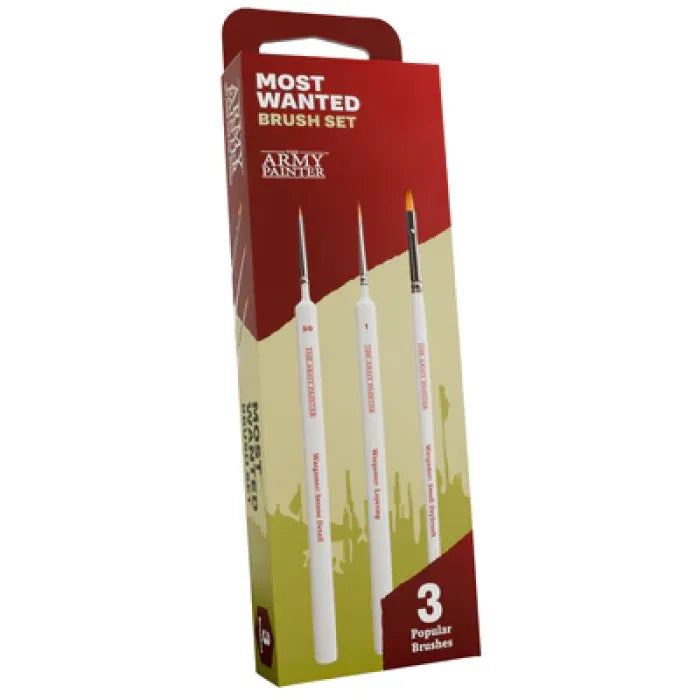 Army Painter - Most Wanted Brush Set (Synthetic)