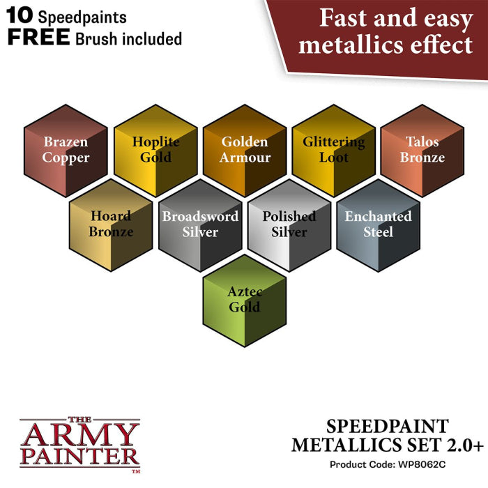 Army Painter - Speedpaint Metallics Set 2.0 – Bild 4