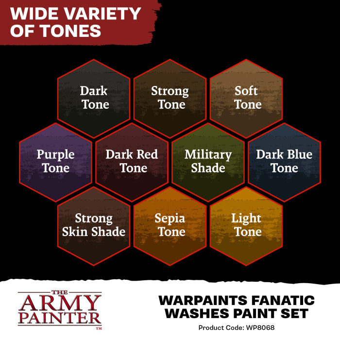 Army Painter: Fanatic Washes Paint Set – Bild 3