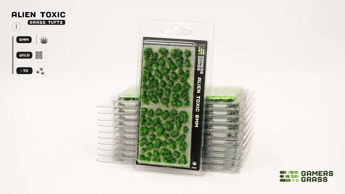 Gamers Grass – Alien Tufts: Alien Toxic 6mm, Ansicht 3