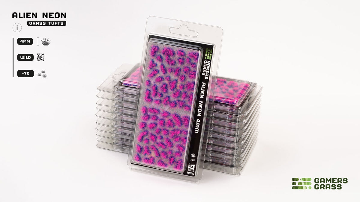 Gamers Grass – Alien Tufts: Alien Neon 4mm, Ansicht 3