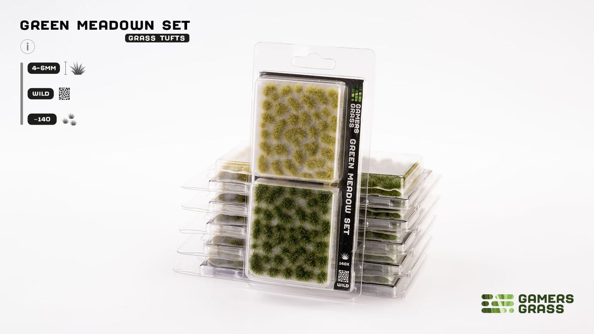 Gamers Grass – Tuft Set: Green Meadow Set, Ansicht 3
