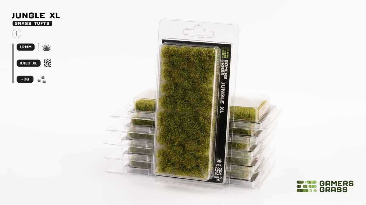 Gamers Grass – Grass Tufts: Jungle XL 12mm, Ansicht 3