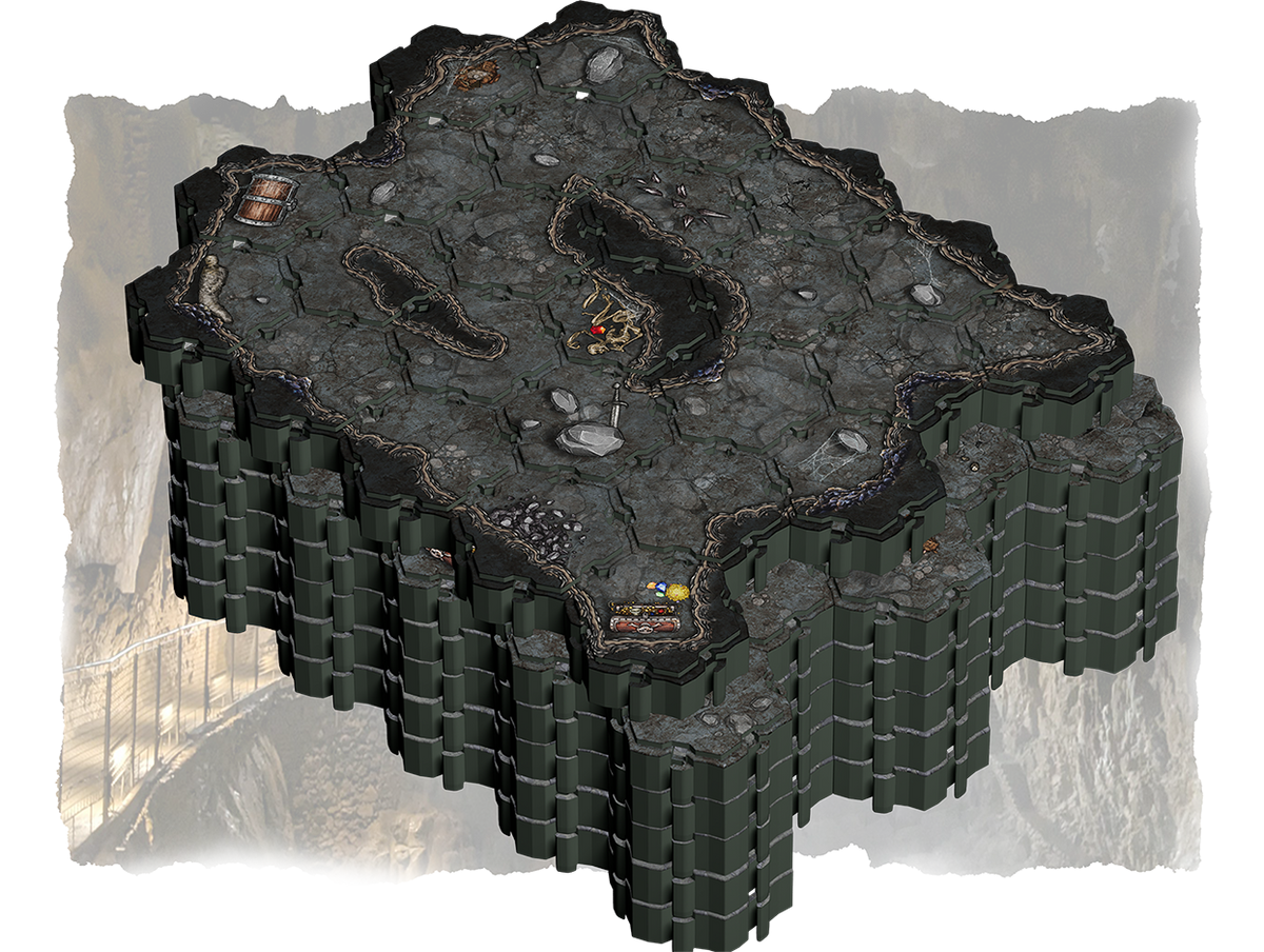 Lorescape – Terrain Tiles: Caverns Pack