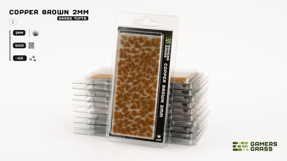 Gamers Grass – Grass Tufts: Copper Brown 2mm, Ansicht 3