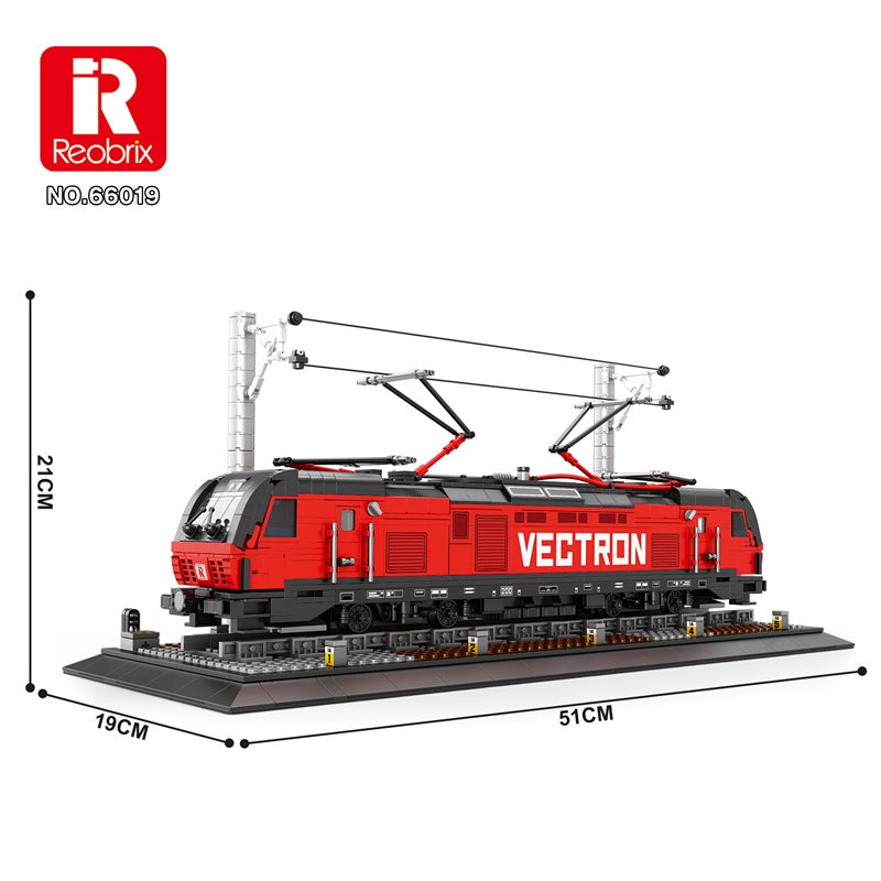 Reobrix 66019 Vectron Klemmbaustein-Modell, weitere Ansicht des Sets